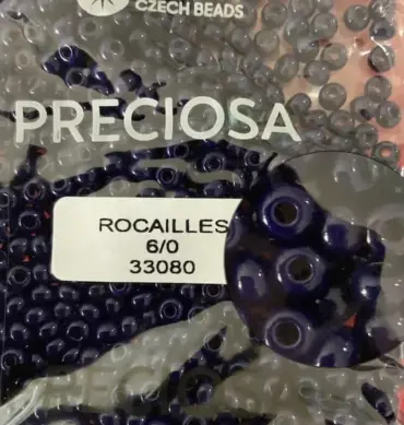 Preciosa Round Seed Beads 33080 6/0  3.5 Oz