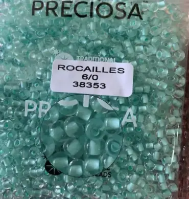 Preciosa Round Seed Beads 38353 6/0 3.5 Oz