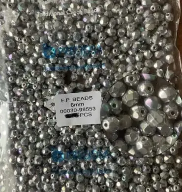 Preciosa Fire Polished Beads FP 6mm 00030-98553 100 Pcs