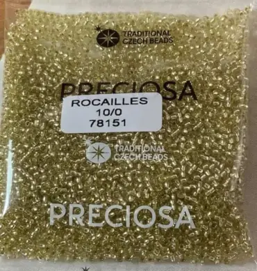 Preciosa Round Seed Beads 78151 10/0  3.5 Oz