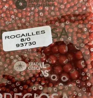 Preciosa Round Seed Beads 93730 8/0 3.5 Oz