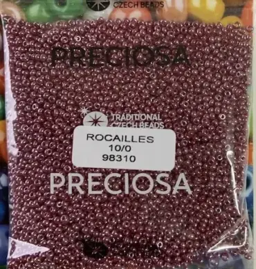 Preciosa Round Seed Beads 98310 10/0 3.5 Oz