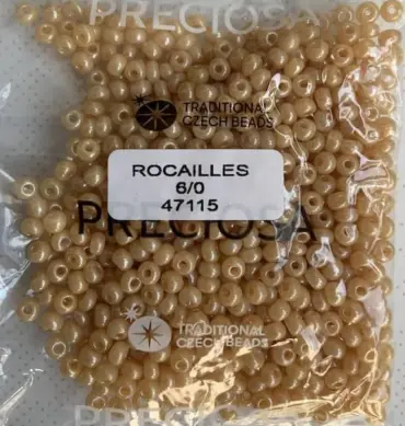 Preciosa Round Seed Beads 47115 6/0 3.5 Oz