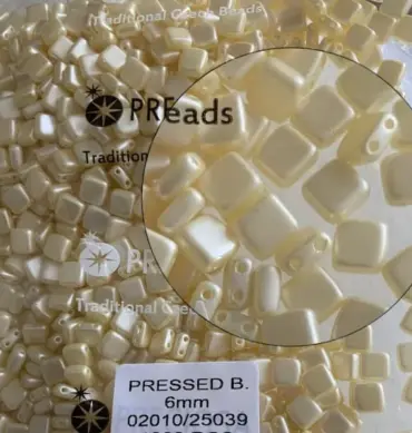 Preciosa Karo Beads 02010-25039 6/6mm 40 Pcs