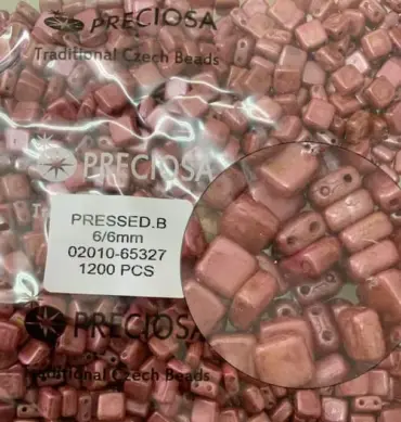 Preciosa Karo Beads 02010-65327 6/6mm 40 Pcs