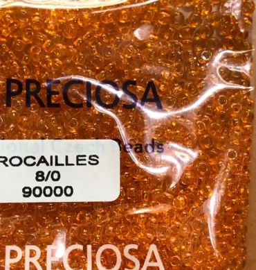 Preciosa Round Seed Beads 90000 8/0 3.5 Oz
