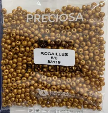 Preciosa Round Seed Beads 83119 6/0  3.5 Oz