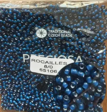Preciosa Round Seed Beads 65106 8/0 3.5 Oz