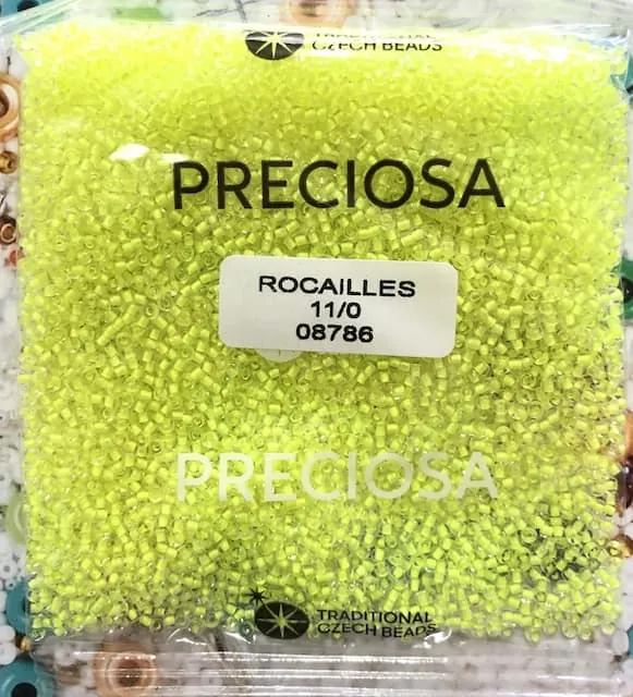 Preciosa Round Seed Beads 08786 11/0 3.5 Oz