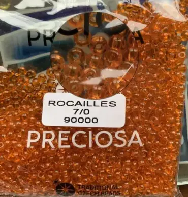 Preciosa Round Seed Beads 90000 7/0 3.5 Oz