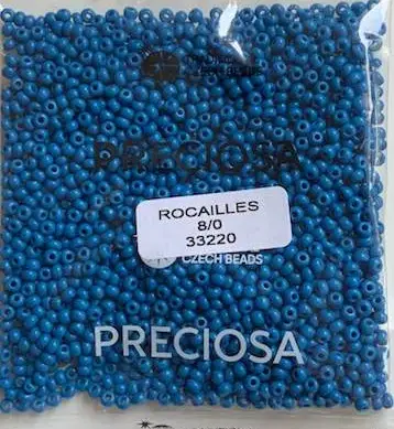 Preciosa Round Seed Beads 33220 8/0 3.5 Oz