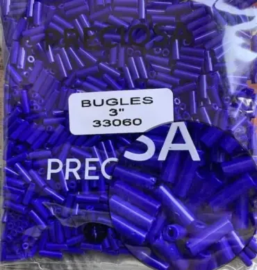 Preciosa Bugles Beads 33060 3" 3.5 Oz