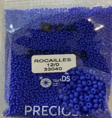 Preciosa Round Seed Beads 33040 12/0 3.5 Oz