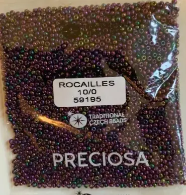 Preciosa Round Seed Beads 59195 10/0 3.5 Oz