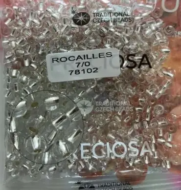 Preciosa Round Seed Beads 78102 7/0 3.5 Oz
