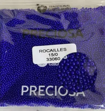 Preciosa Round Seed Beads 33060 15/0 3.5 Oz