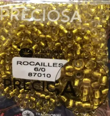 Preciosa Round Seed Beads 87010 6/0 3.5 Oz