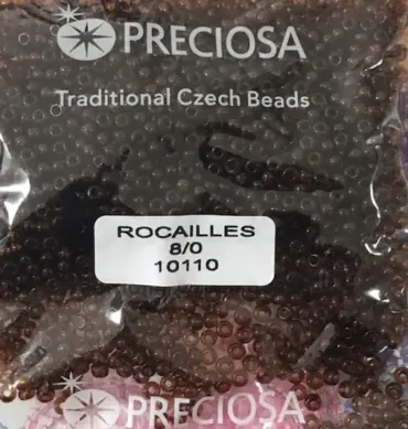 Preciosa Round Seed Beads 10110 8/0 3.5 Oz