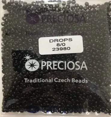 Preciosa Drops Beads 23980 8/0  3.5 Oz