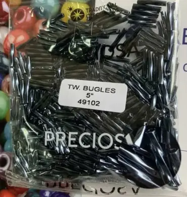 Preciosa Internally Hexagon Twisted Bugles Beads 49102 5" 3.5 Oz