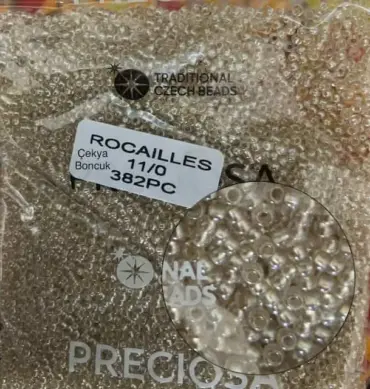 Preciosa Round Seed Beads 382PC 11/0 3.5 Oz