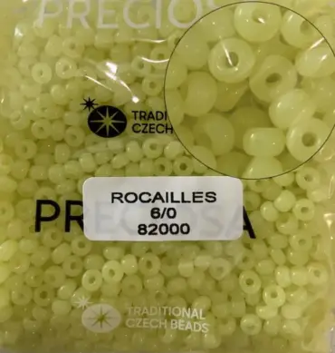 Preciosa Round Seed Beads 82000 6/0 3.5 Oz
