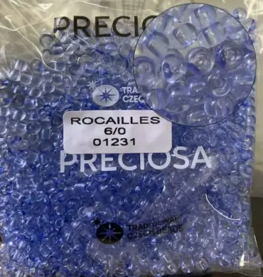 Preciosa Round Seed Beads 01231 6/0 3.5 Oz