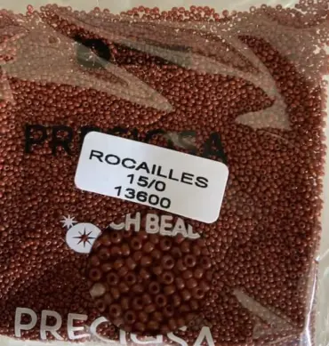 Preciosa Round Seed Beads 13600 15/0 3.5 Oz
