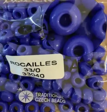 Preciosa Round Seed Beads 33040 33/0 3.5 Oz