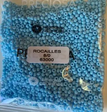 Preciosa Round Seed Beads 63000 8/0 3.5 Oz