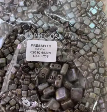 Preciosa Karo Beads 02010-65329 6/6mm 40 Pcs