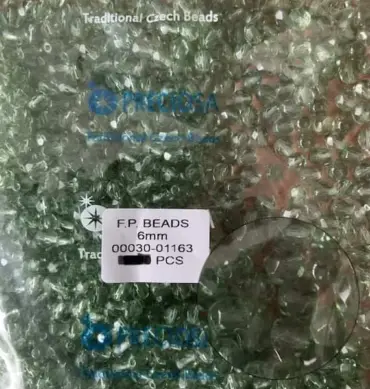 Preciosa Fire Polished Beads FP 6mm 00030-01163  100 Pcs