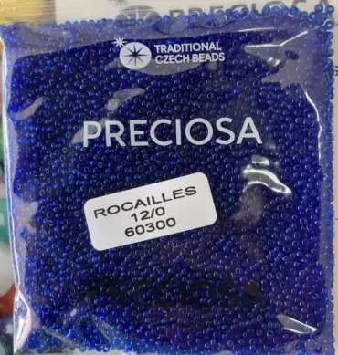 Preciosa Round Seed Beads 60300 12/0 3.5 Oz