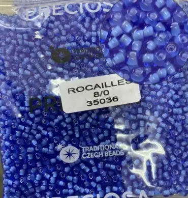 Preciosa Round Seed Beads 35036 8/0 3.5 Oz
