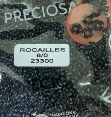 Preciosa Round Seed Beads 23300 8/0 3.5 Oz