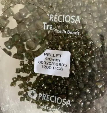Preciosa Pellet Beads 60020-86805 4/6mm 200 Pcs