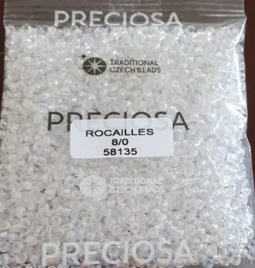 Preciosa Round Seed Beads 58135 8/0 3.5 Oz
