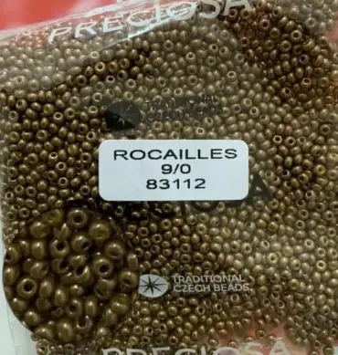 Preciosa Round Seed Beads 83112 9/0 3.5 Oz