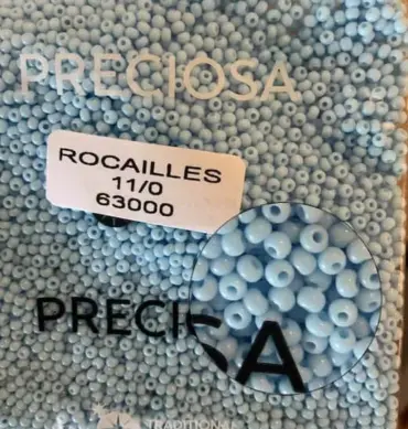 Preciosa Round Seed Beads 63000 11/0 3.5 Oz