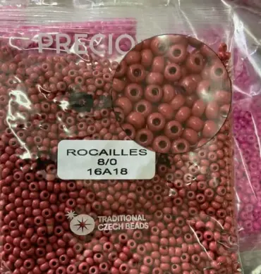 Preciosa Round Seed Beads 16A18 8/0 3.5 Oz