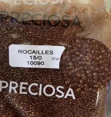 Preciosa Round Seed Beads 10090 15/0 3.5 Oz