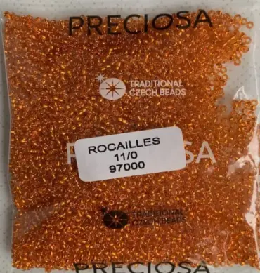 Preciosa Round Seed Beads 97000 11/0  3.5 Oz