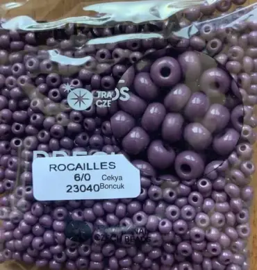 Preciosa Round Seed Beads 23040 6/0  3.5 Oz