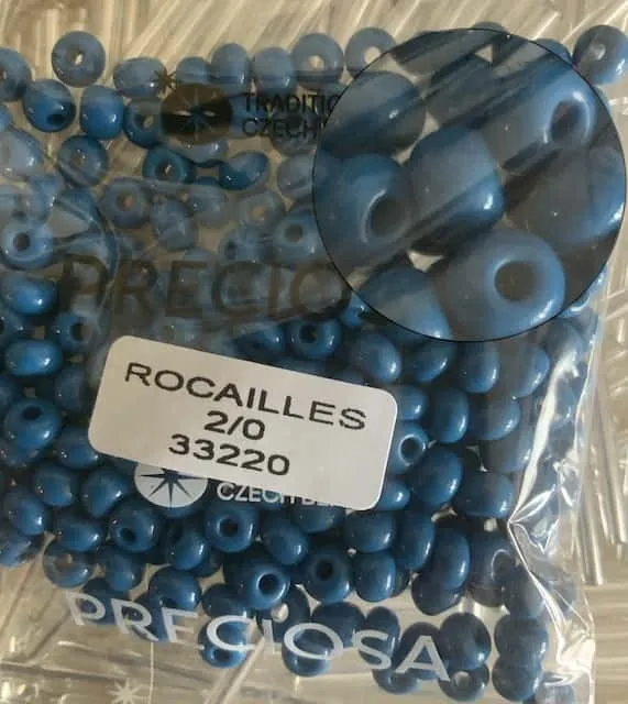 Preciosa Round Seed Beads 33220 2/0 3.5 Oz