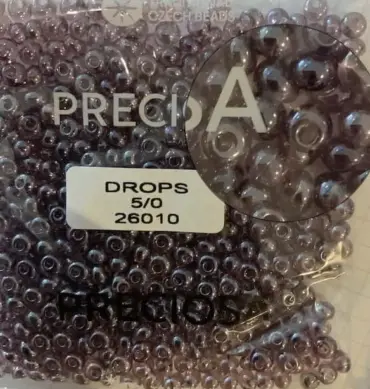 Preciosa Drops Beads 26010 5/0 3.5 Oz