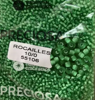 Preciosa Round Seed Beads 55106 10/0 3.5 Oz