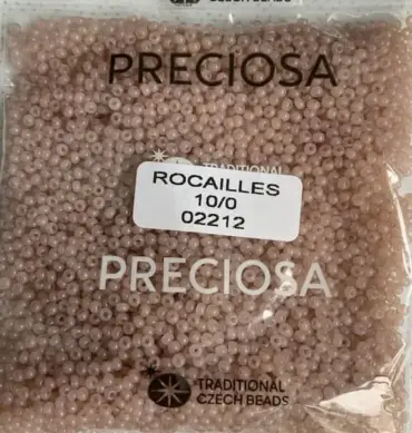 Preciosa Round Seed Beads 02212 10/0 3.5 Oz