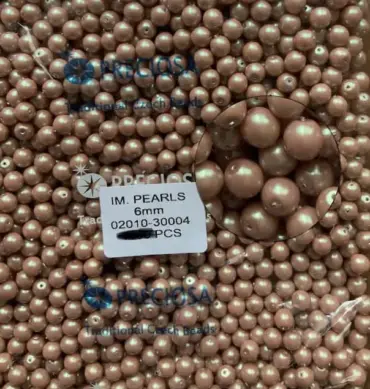 Preciosa Pearl Beads 6mm 02010-30009 100 Pcs