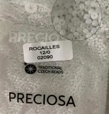 Preciosa Round Seed Beads 02090 12/0 3.5 Oz