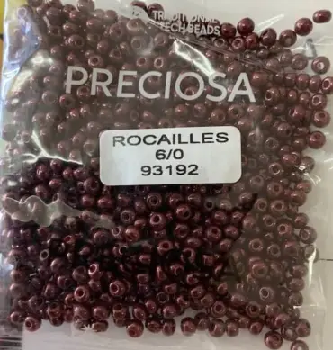 Preciosa Round Seed Beads 93192 6/0 3.5 Oz
